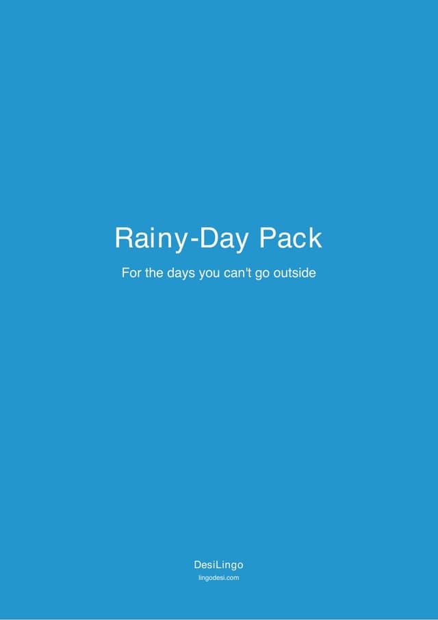 Rainy-Day Pack — first-page preview